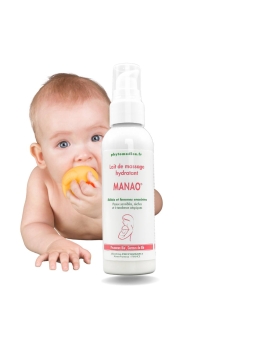 Lait hydratant Manao Phytomédica - Massage bébé et femme enceinte